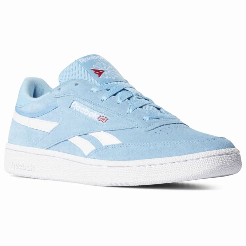 Tenisi Reebok Revenge Plus Barbati Albastri/Albi Romania YP7281XG